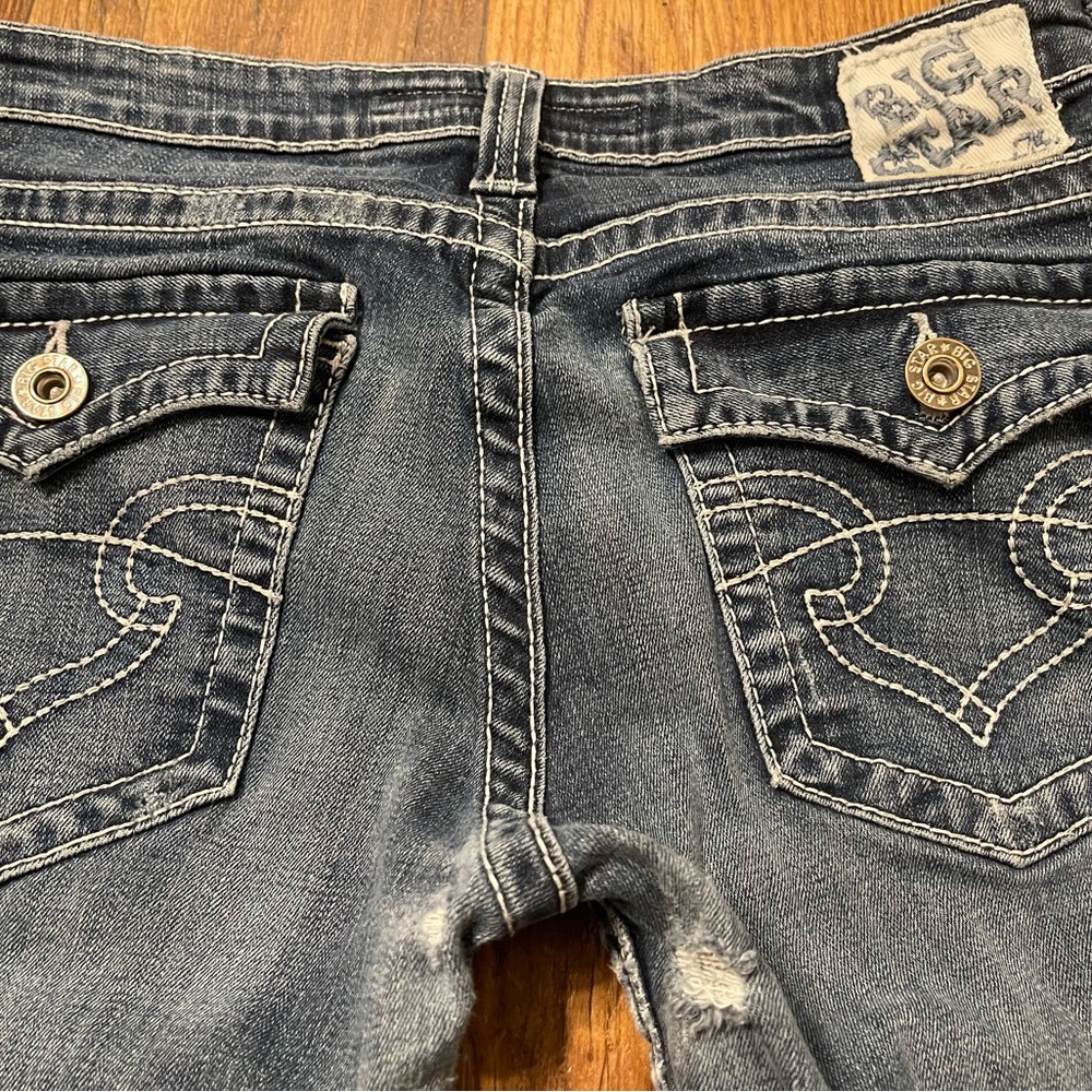 Big Star Remy Low Rise Bootcut Jeans Size 29R - Picture 11 of 14